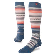 Stance Womens Curren Mid Wool Snow Sock Sea Blue