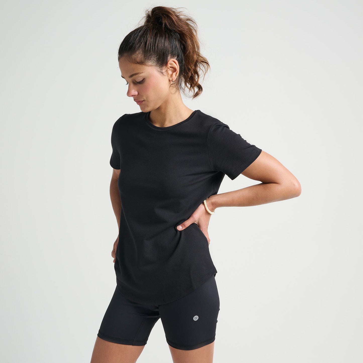 Stance Women&#39;s Get Set Performance T-Shirt Black |model