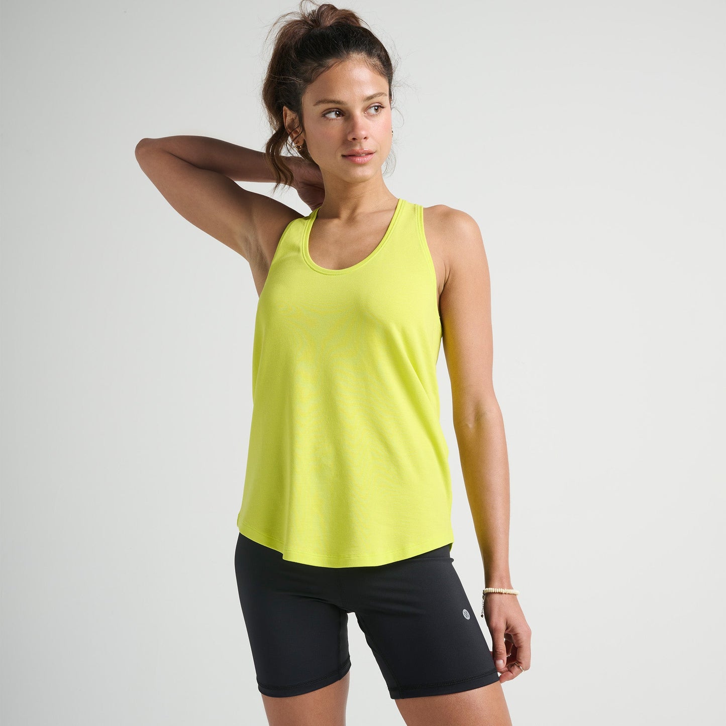 Stance Women&#39;s Get Set Performance Tank Lime |model