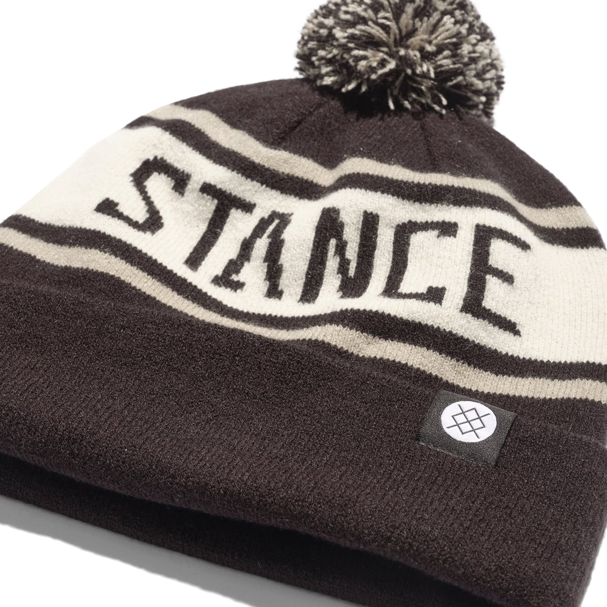 Stance OG Pom Beanie Black/White