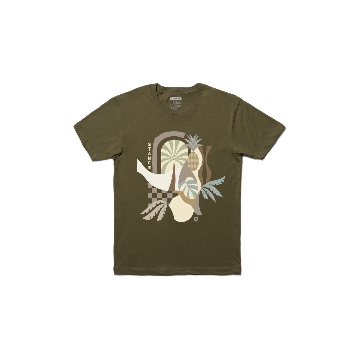 Stance Oasis T-Shirt Military Green