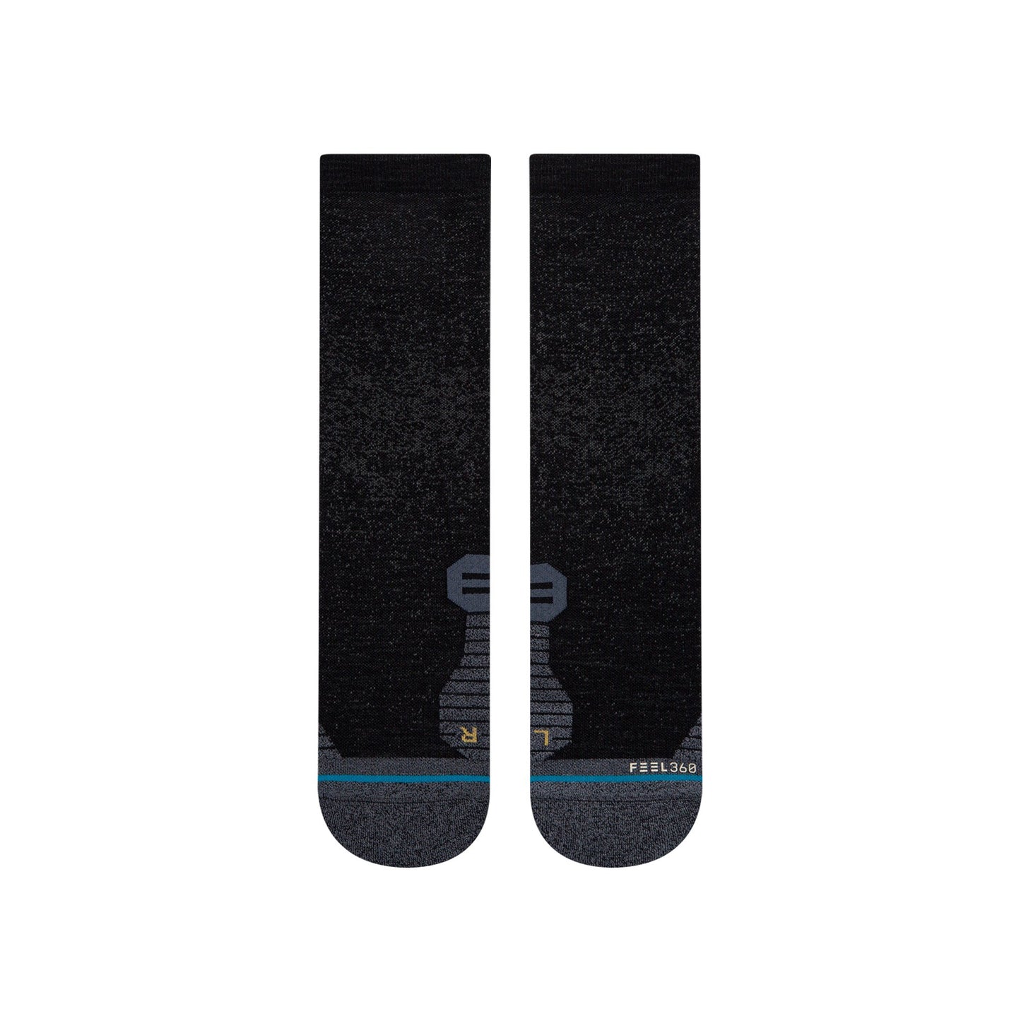 Stance Socks RUN WOOL CREW Black