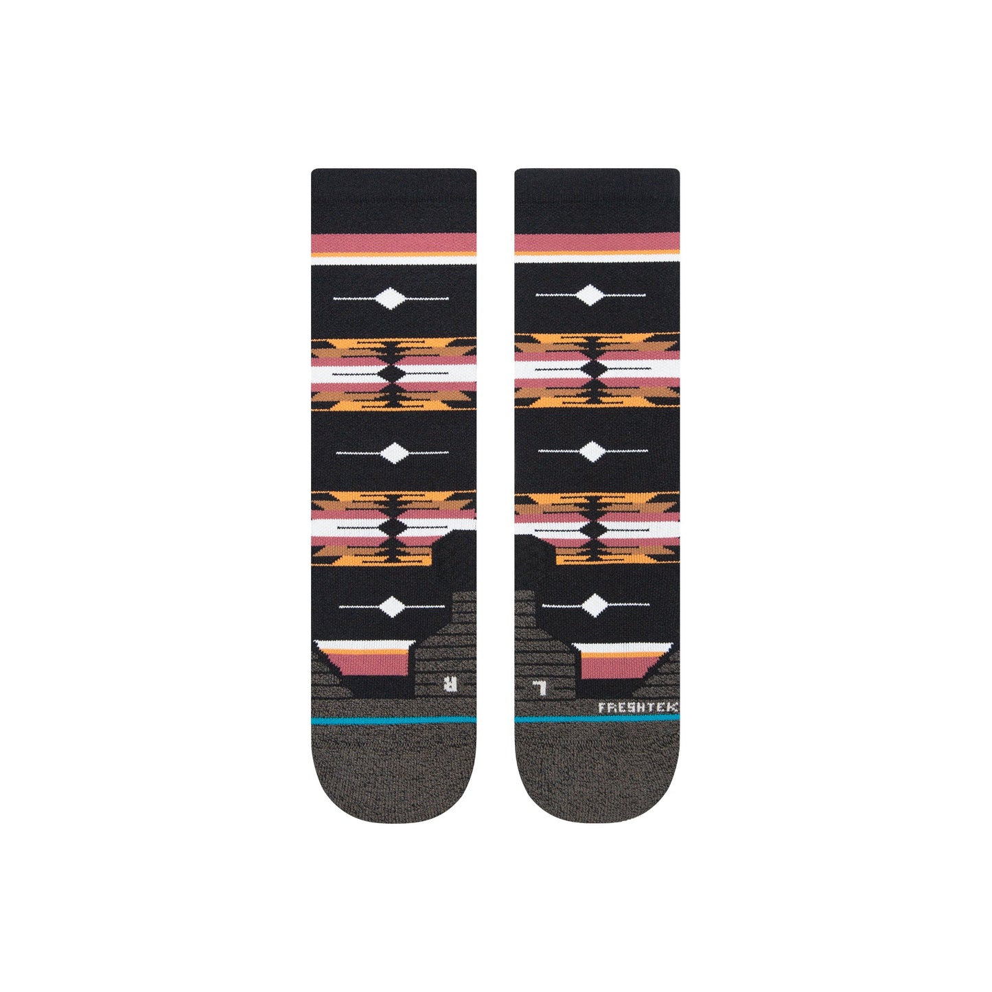 Stance Cloaked Mid Crew Sock Washed Black