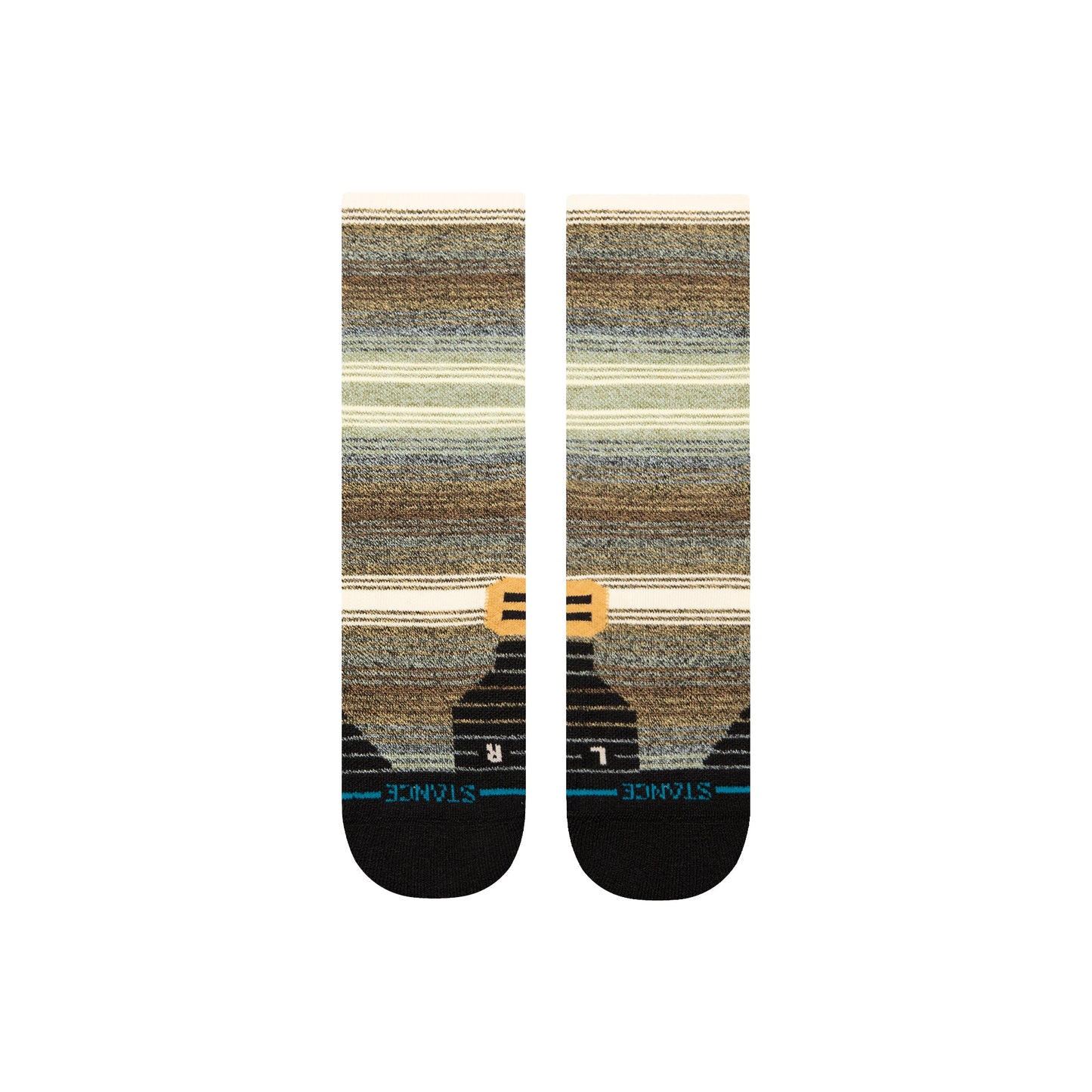Stance High Peak Crew Sock Green