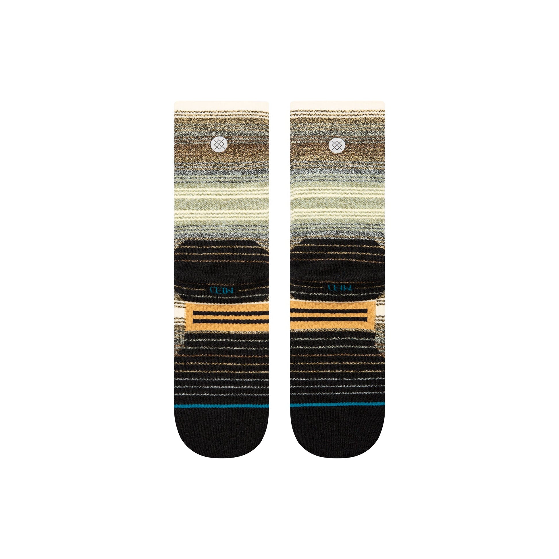 Stance High Peak Crew Sock Green