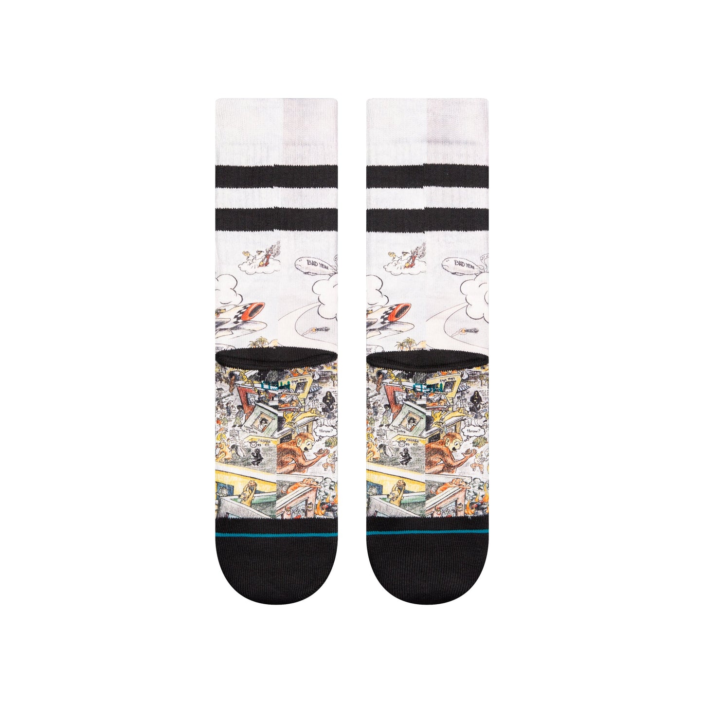 Stance Basket Case Crew Sock Multi