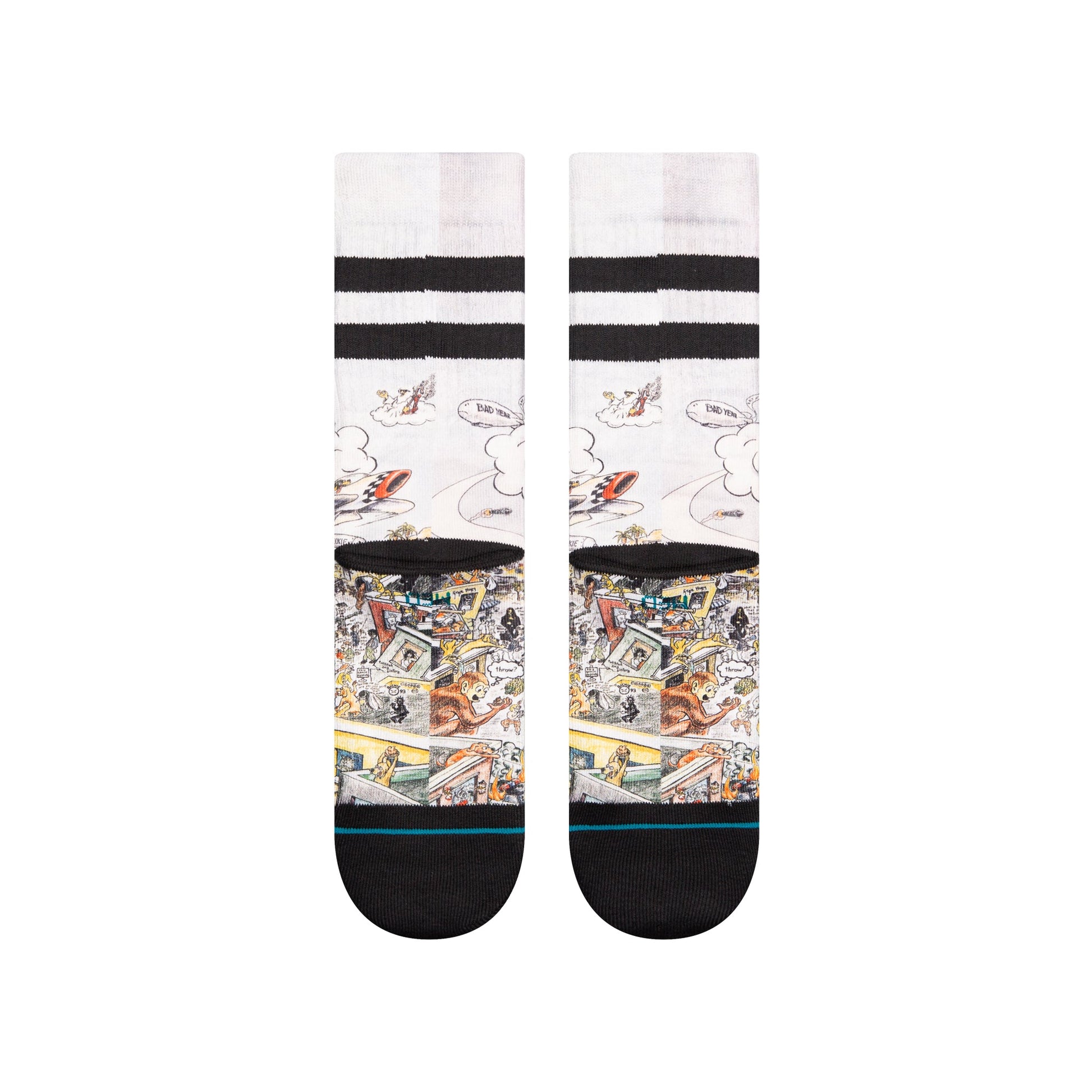Stance Basket Case Crew Sock Multi