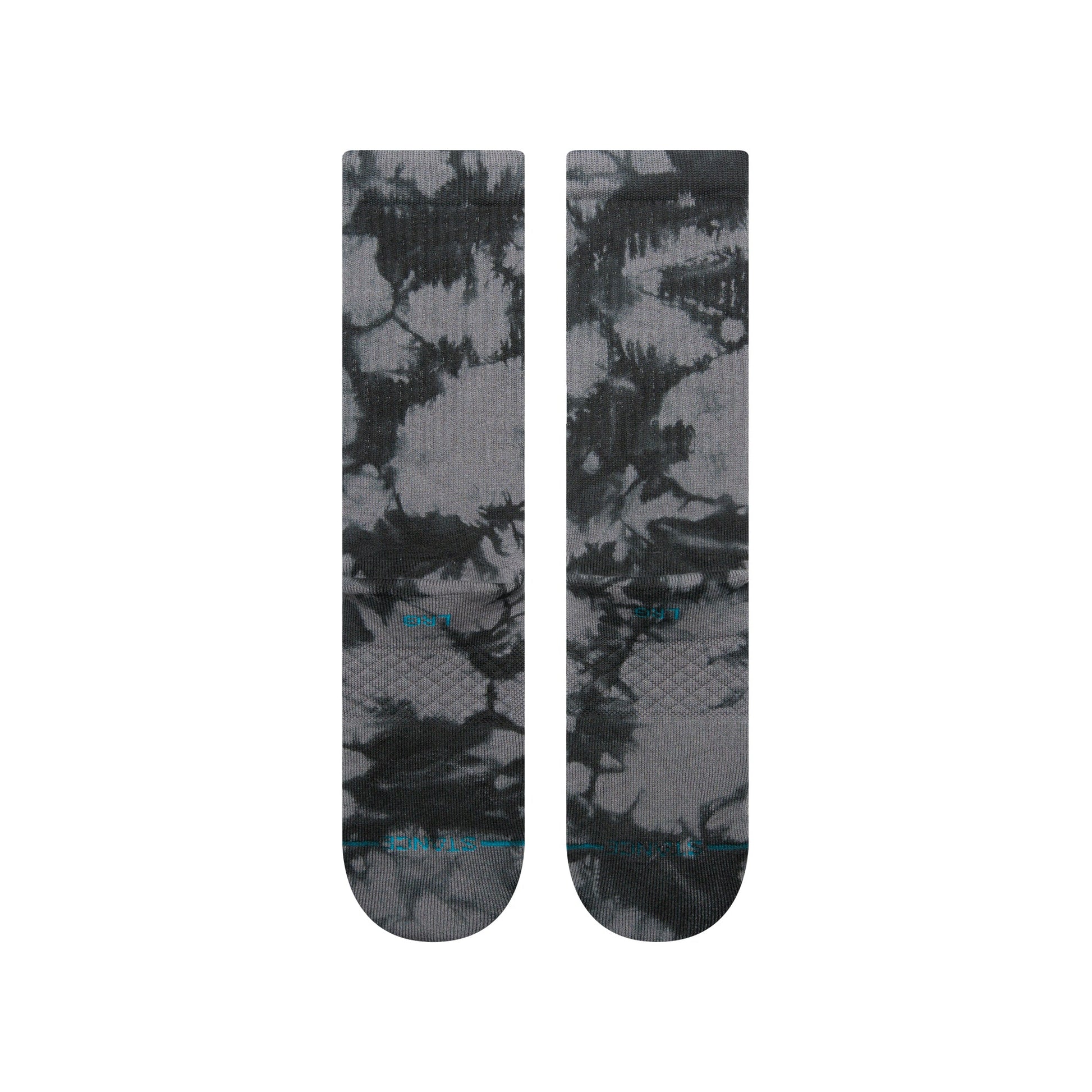 Stance Nba Logoman Dye Crew Sock Dark Grey