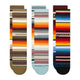 Stance Curren Crew Sock 3 Pack Multi