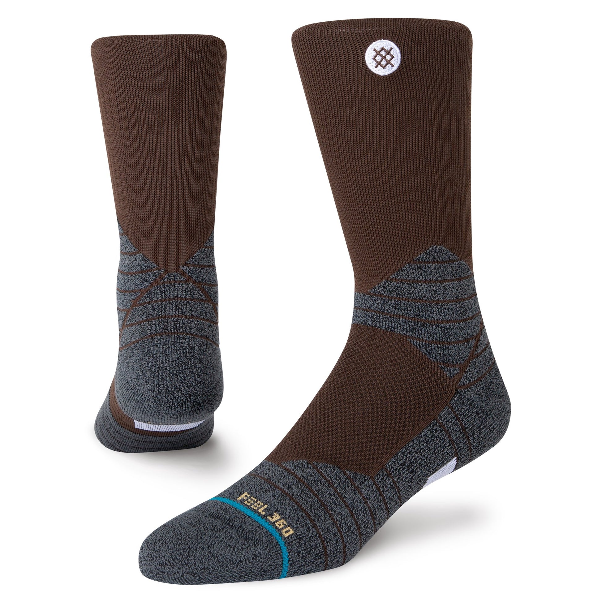 Stance ICON SPORT CREW Brown