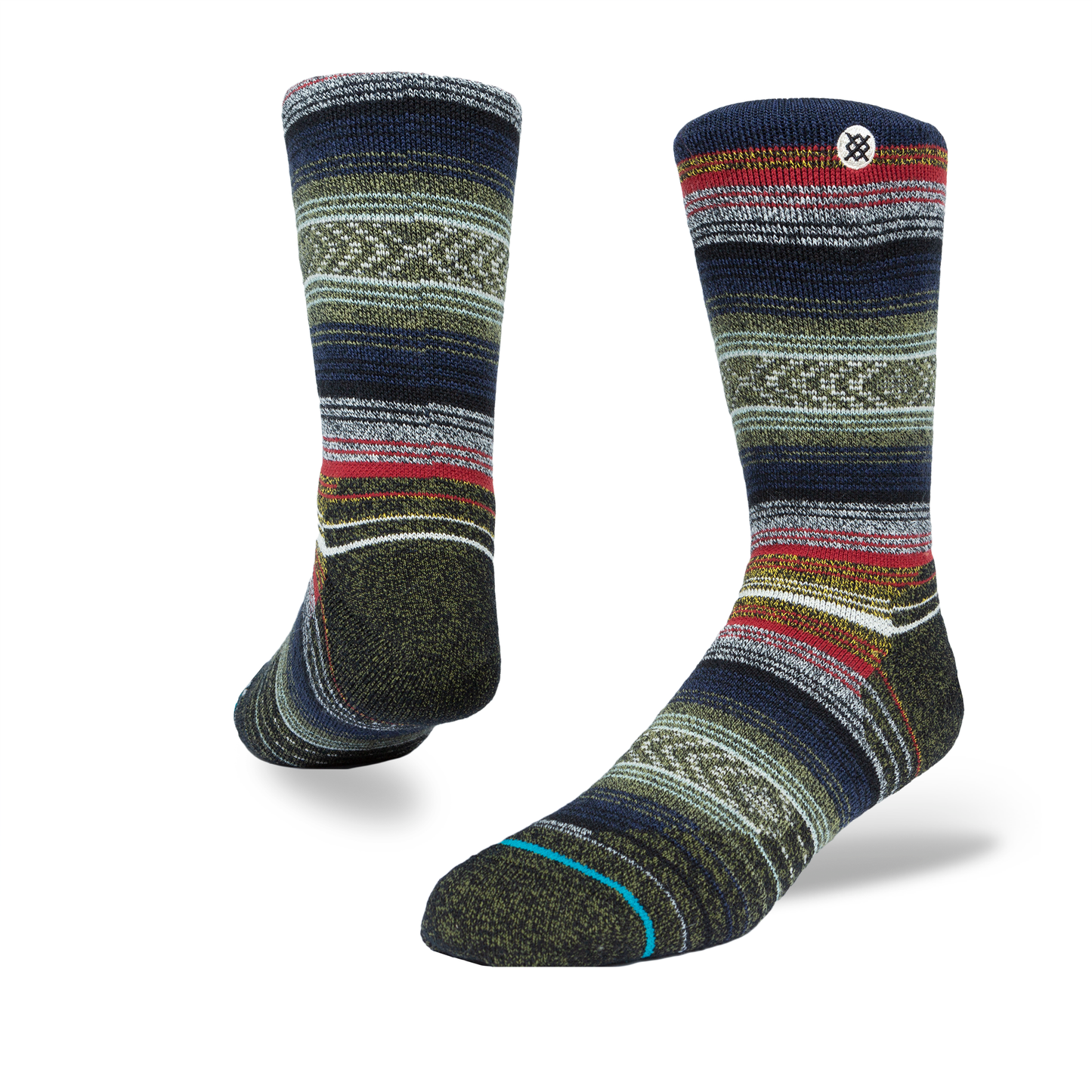 Stance Windy Peaks Crew Sock Black