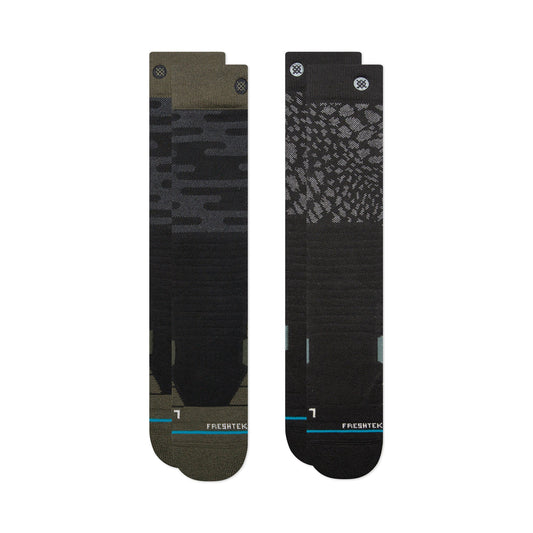 Stance Black Diamond Over The Calf Sock 2 Pack Black