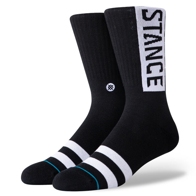 Stance The OG Crew Sock 3 Pack Black/White