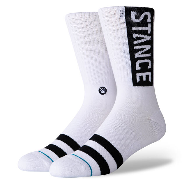 Stance The OG Crew Sock 3 Pack Black/White