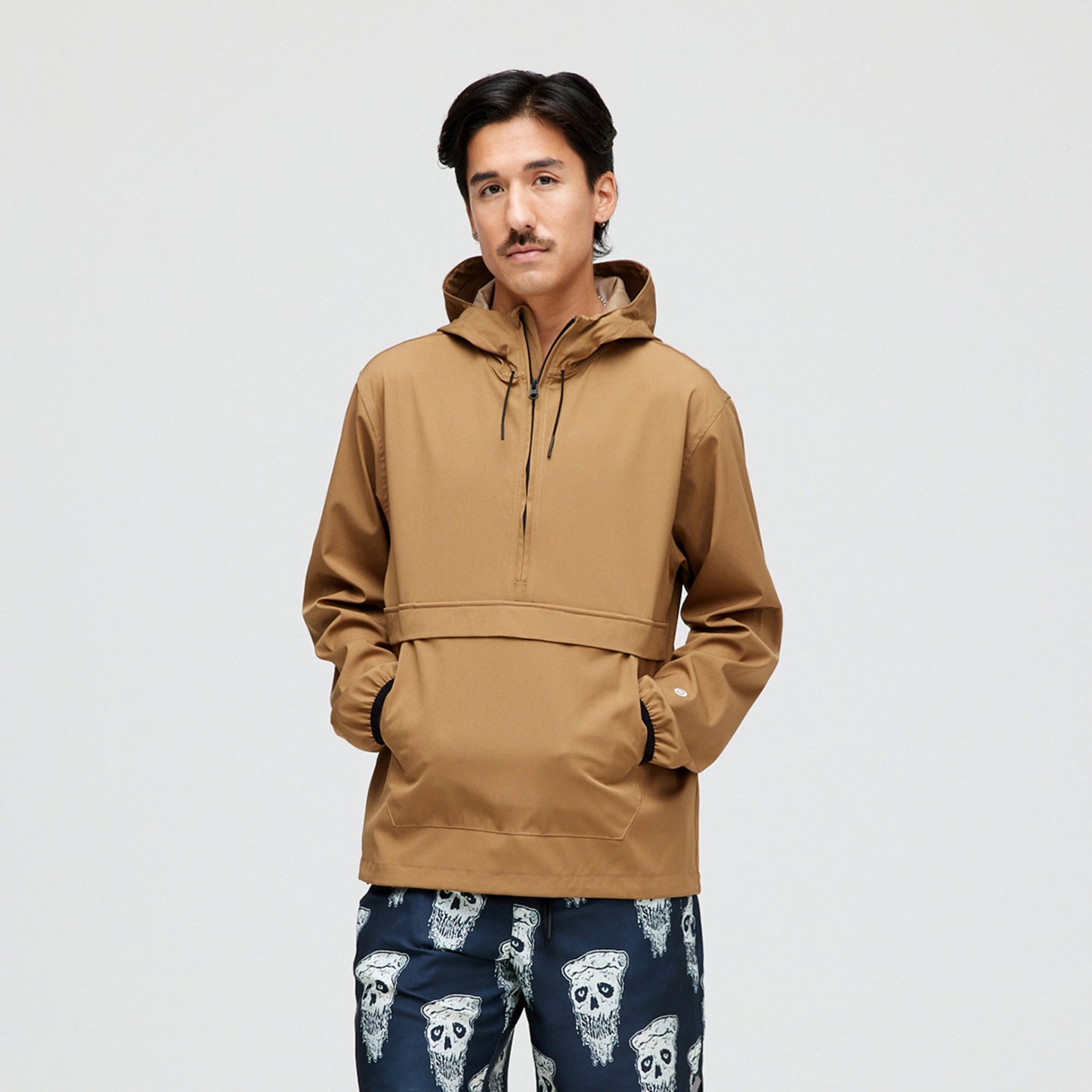 Stance Complex Anorak Brown |model