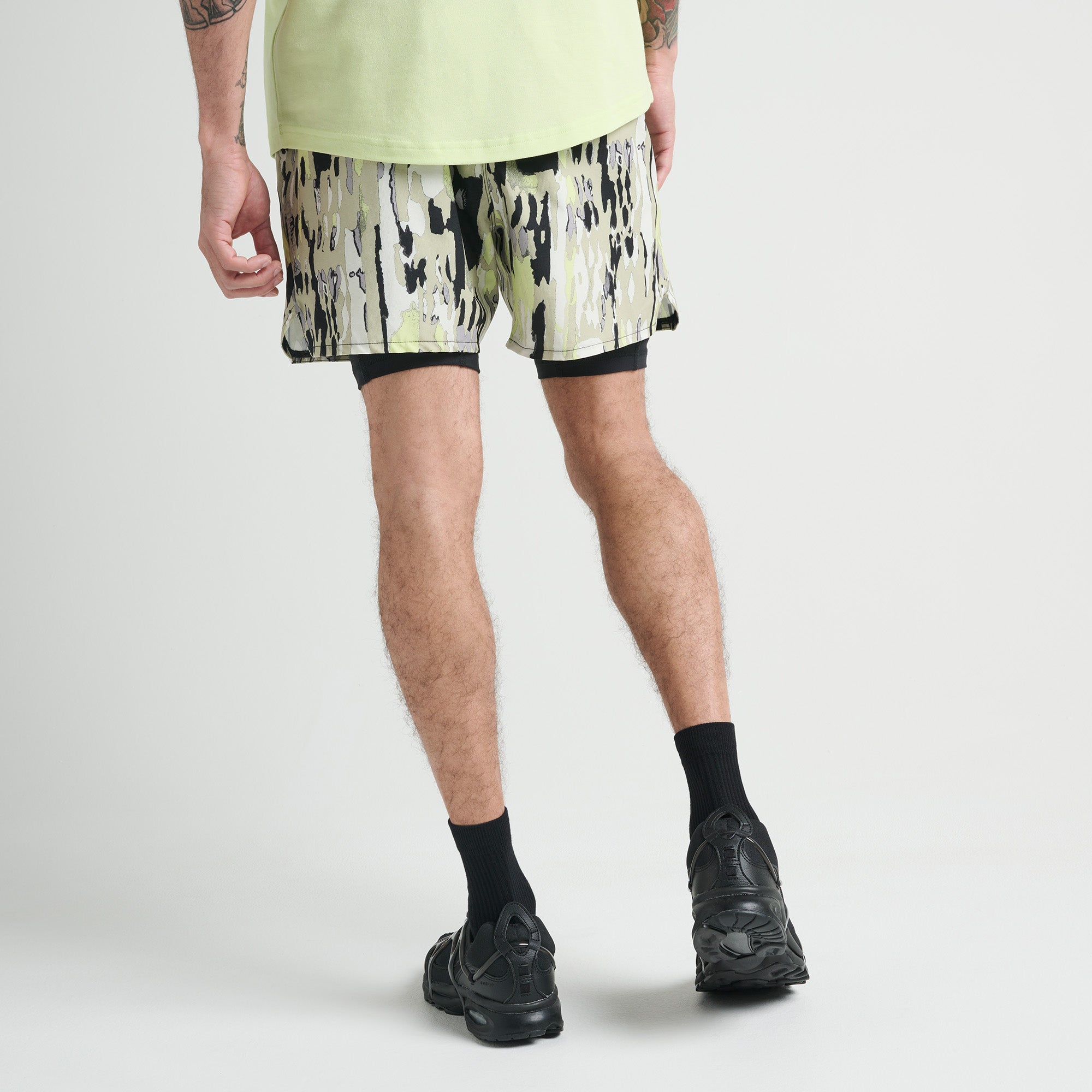 Stance Flux Performance Liner Short Green Camo |model
