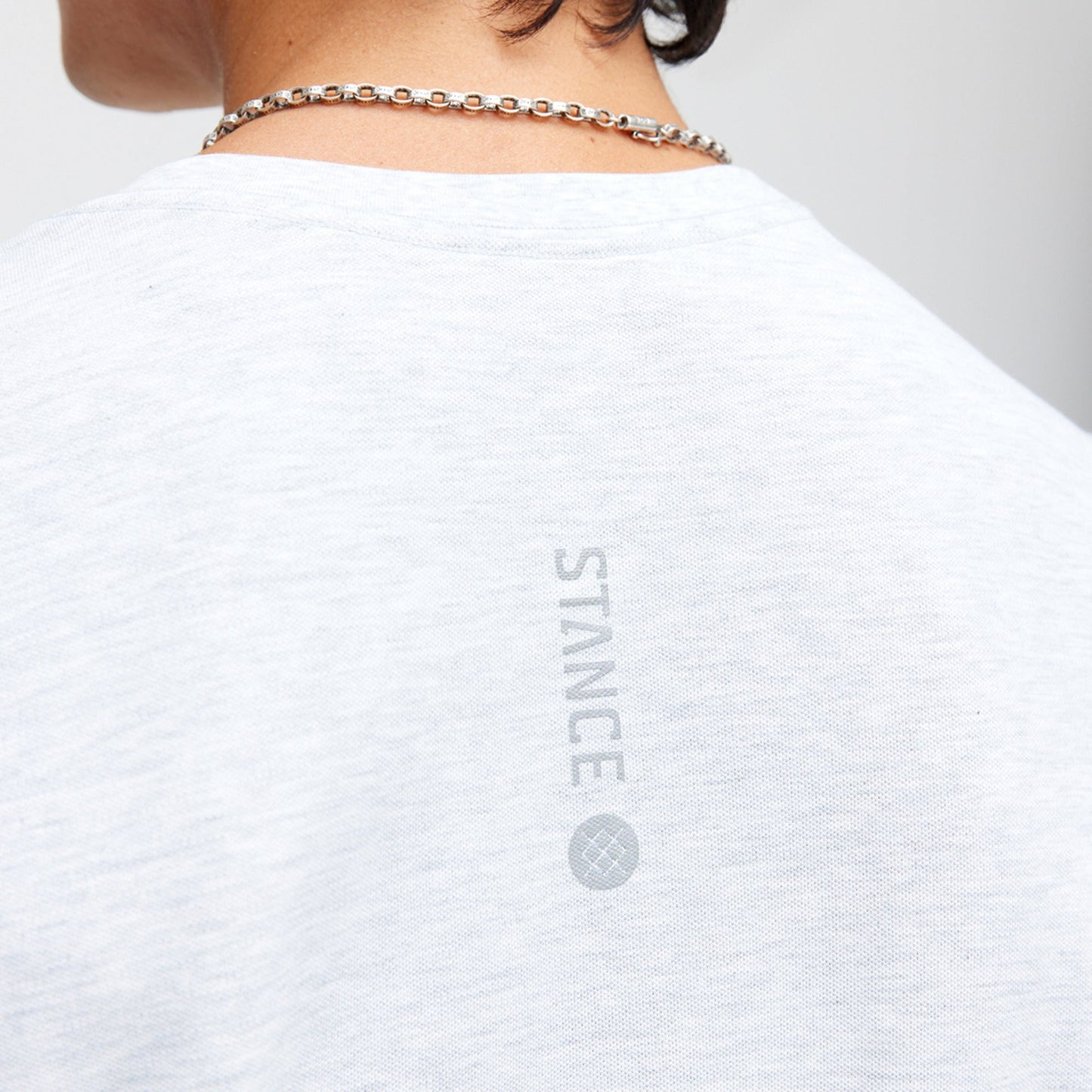 Stance Fragment Performance T-Shirt Heather Stone |model