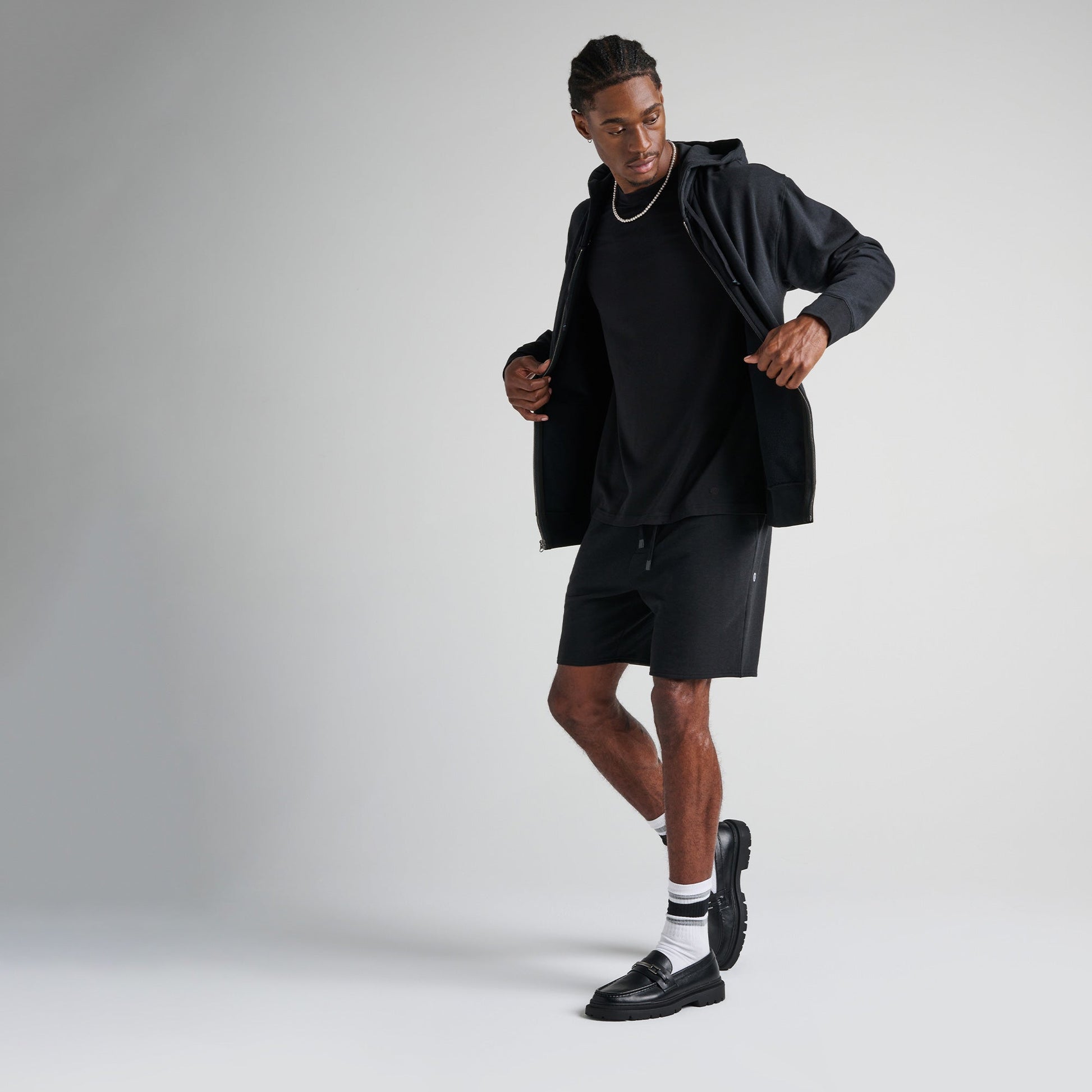 Stance Shelter Short Black |model