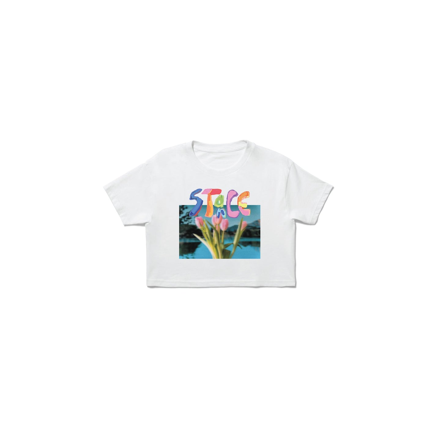 Stance Women&#39;s Bring Me Flowers Crop T-Shirt White