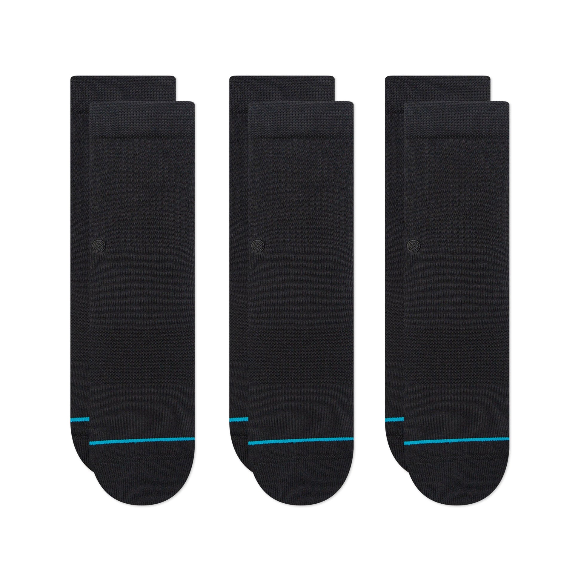 Stance Women's Icon Crew Sock 3 Pack Black